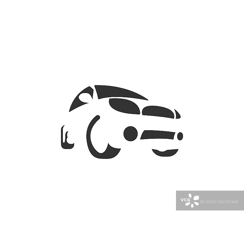 汽车图标Logo设计概念图片素材
