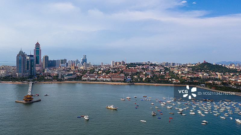 青岛城市风光青岛老城区图片素材