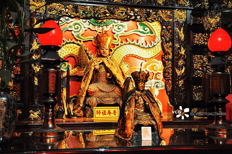 台北新北新庄保元宫图片素材