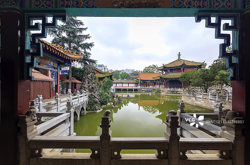 云南省昆明市圆通寺图片素材