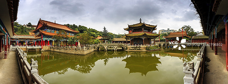 云南省昆明市圆通寺图片素材