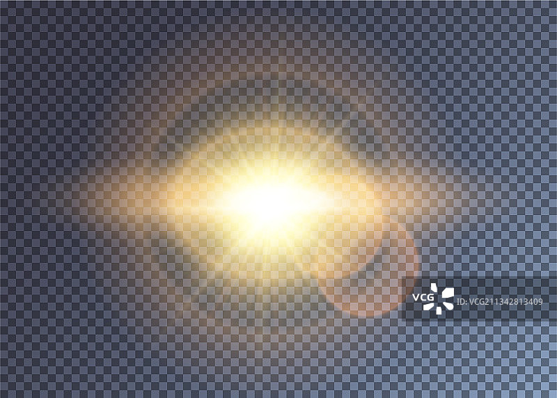 开放空间中的金色闪光图片素材