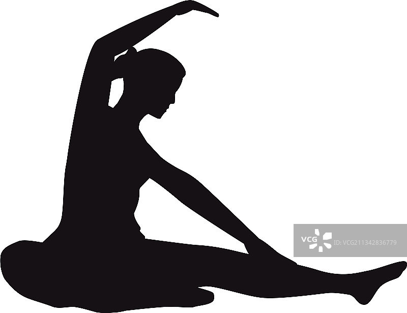 鸽子瑜伽姿势图片素材