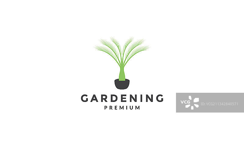 植物凤凰棕榈logo符号图标图形设计图片素材