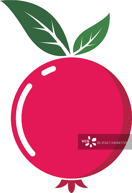 石榴图标设计图片素材