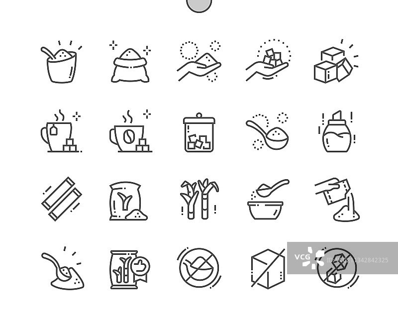 方糖、糖、茶和咖啡图片素材