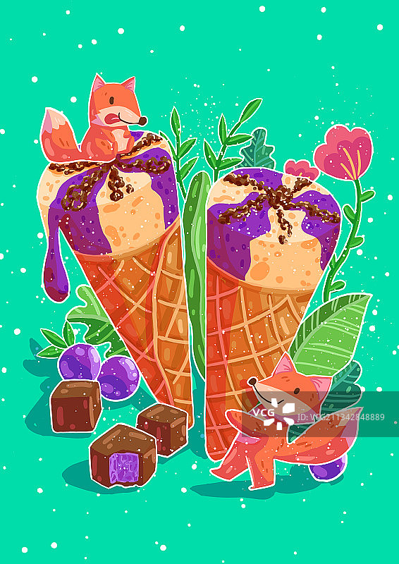 冰淇淋图片素材