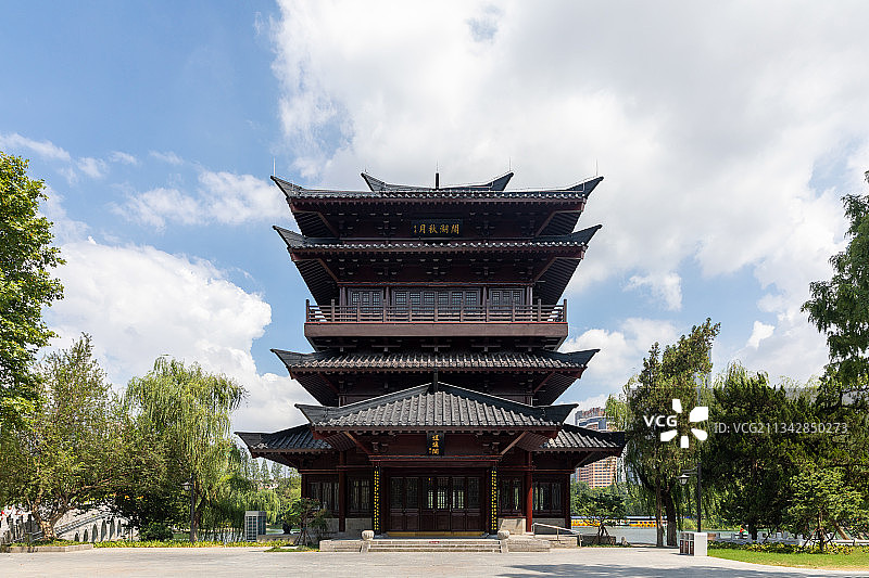 合肥市逍遥津公园逍遥阁图片素材