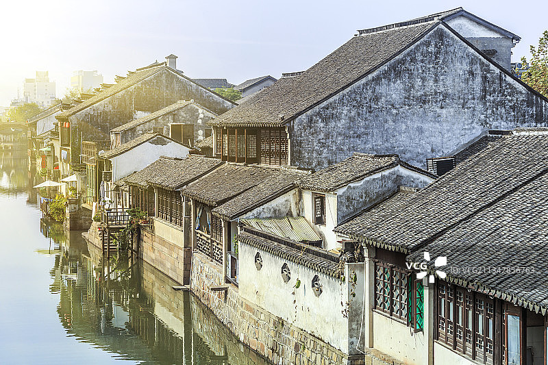 江南水乡古镇风景图片素材