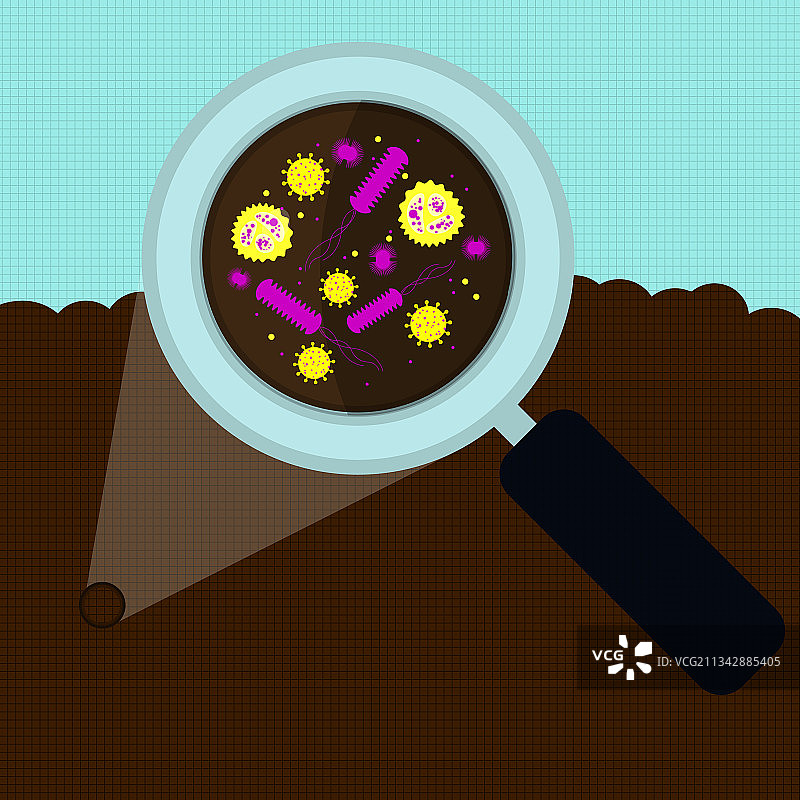 地球上的微生物图片素材