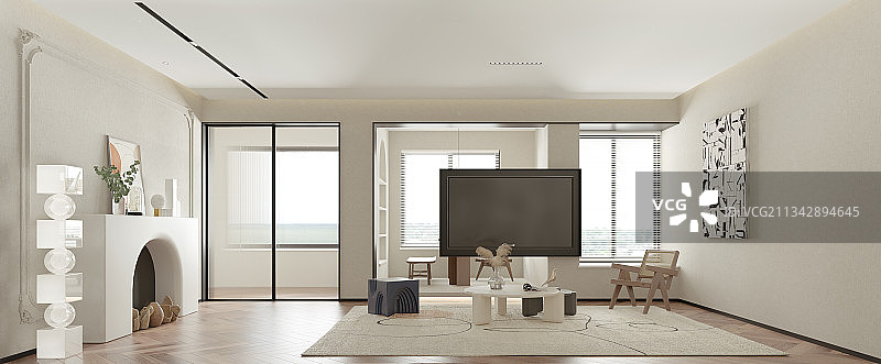 现代高档住宅客厅图片素材