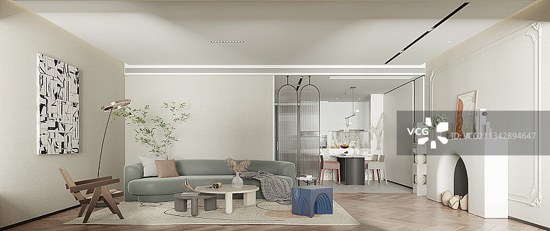 现代高档住宅客厅图片素材