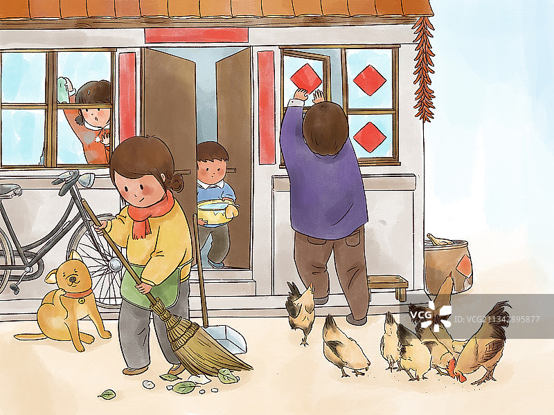 腊月二十四图片素材