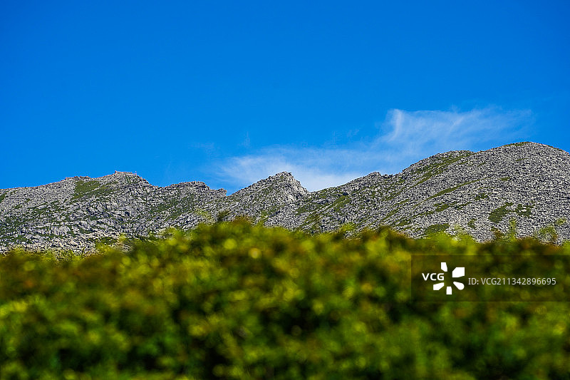陕西秦岭太白山拔仙台远眺图片素材
