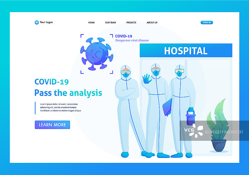 医生防护病毒传播风险图片素材