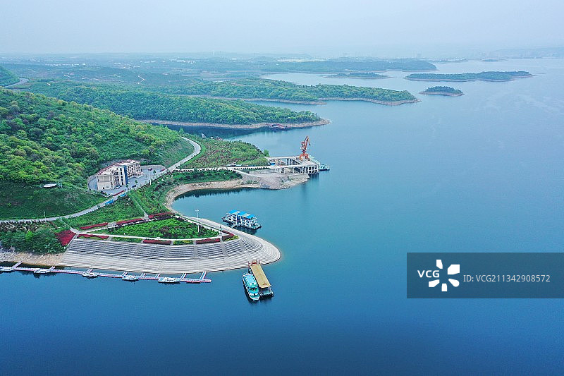 丹江游船码头图片素材