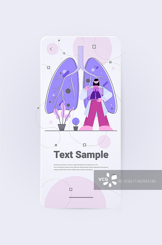 医生检查肺部进行医疗咨询图片素材
