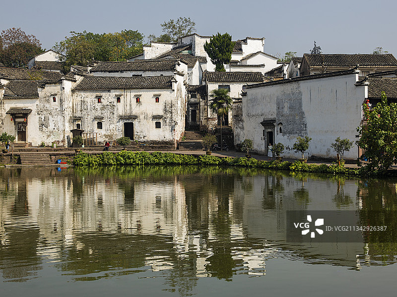 中国浙江省金华市兰溪市诸葛八卦村图片素材