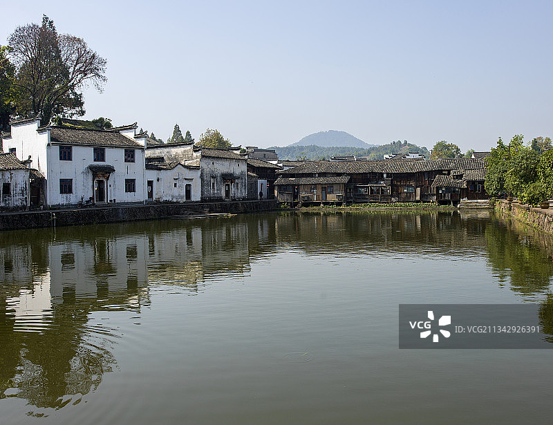 中国浙江省金华市兰溪市诸葛八卦村图片素材