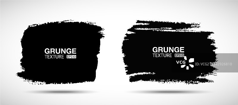 手绘Grunge背景促销banner合集图片素材