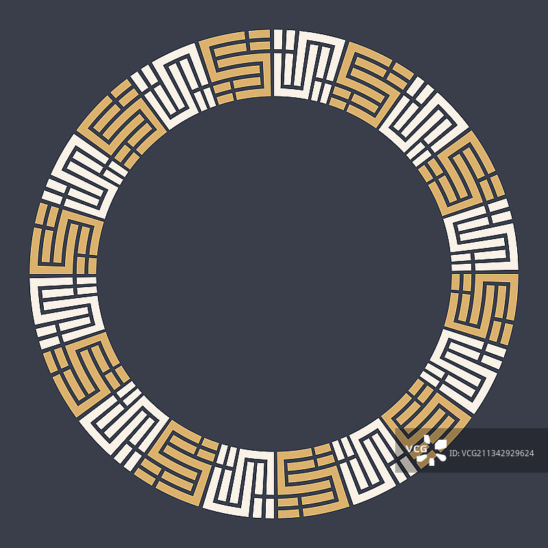 抽象圆形回旋几何图案图片素材