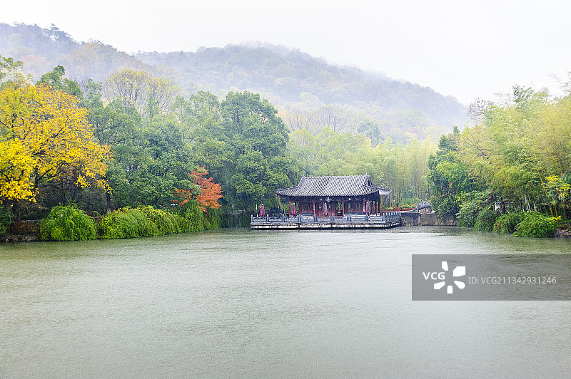 中国湖北襄阳古隆中图片素材