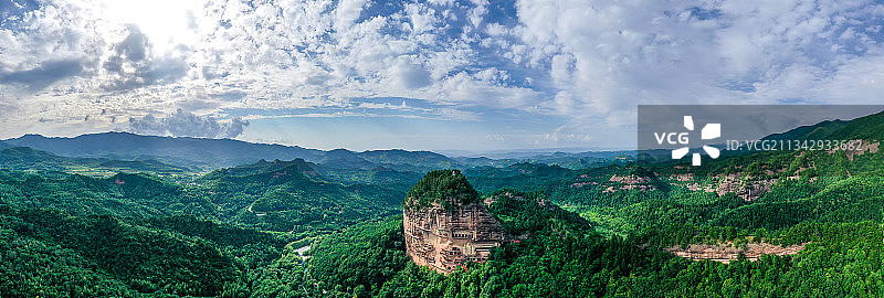 甘肃天水麦积山景区图片素材