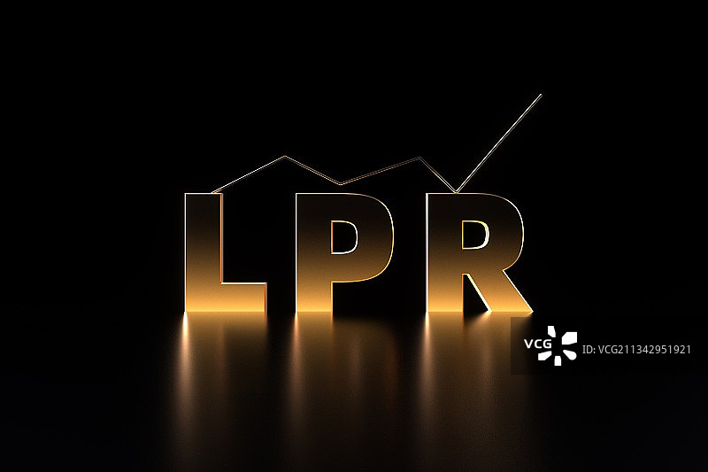 LPR创意文字概念插图图片素材