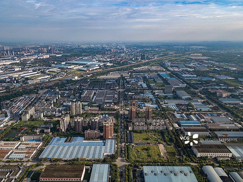 航拍四川省德阳市旌阳区天元开发区图片素材
