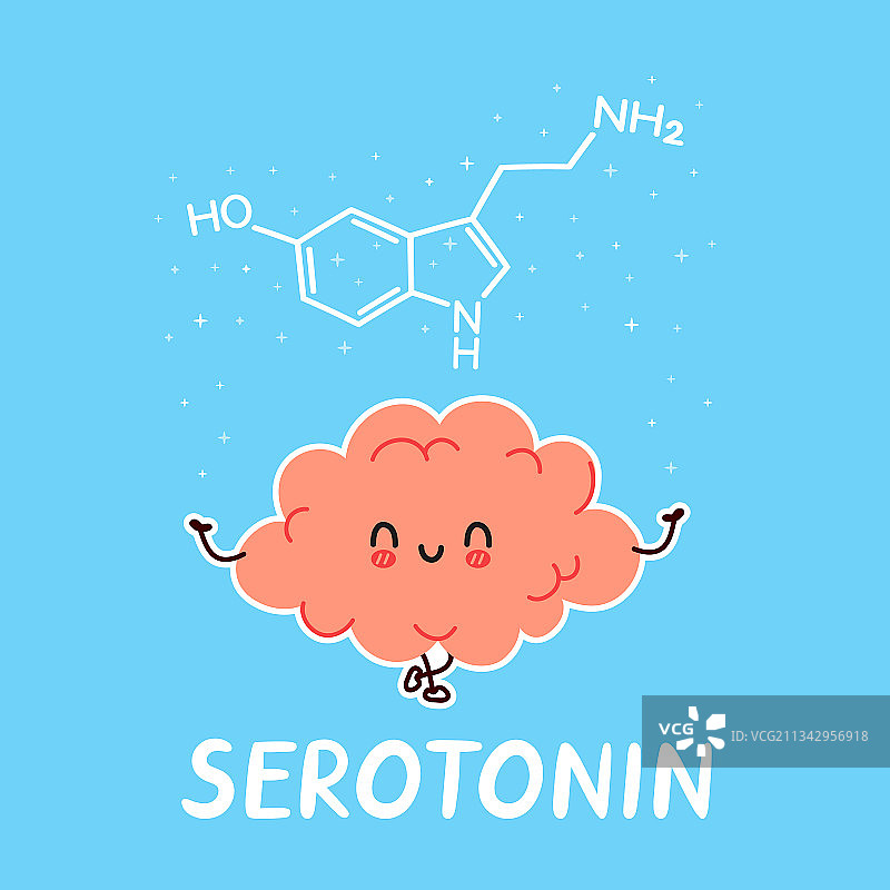 可爱趣味人类大脑器官角色和...图片素材