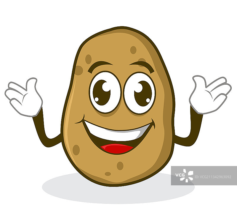 马铃薯吉祥物卡通图片素材