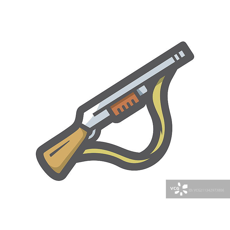 猎枪多重武器图标卡通图片素材