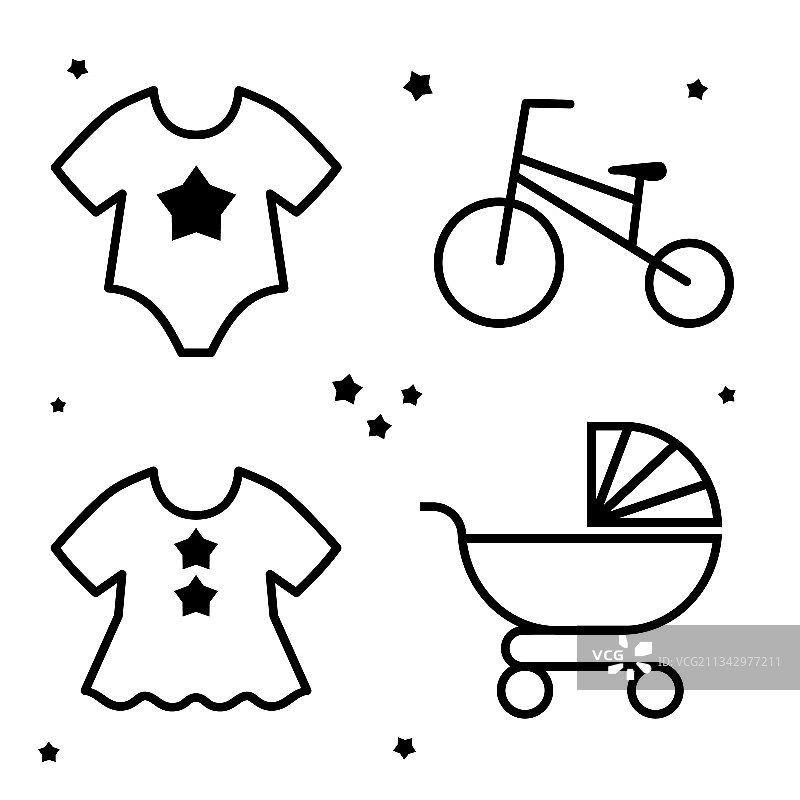 时尚与箱包设备图标图片素材