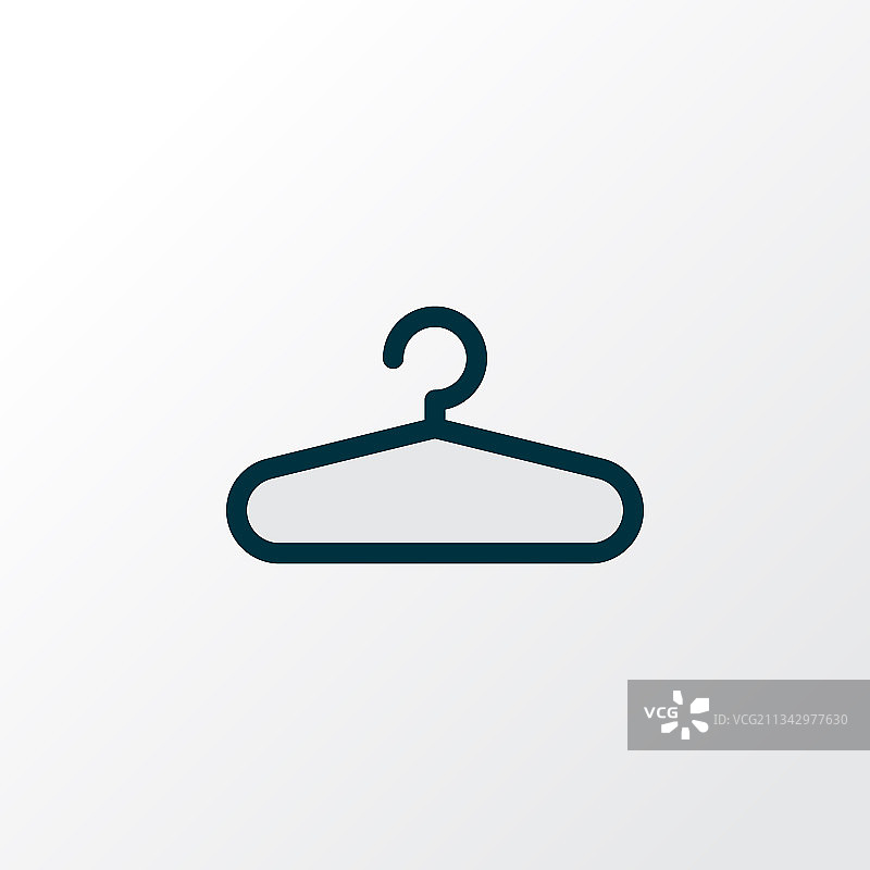 彩色线条衣架图标，品质优良图片素材