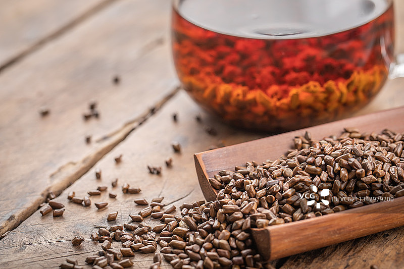 传统中药材决明子图片素材