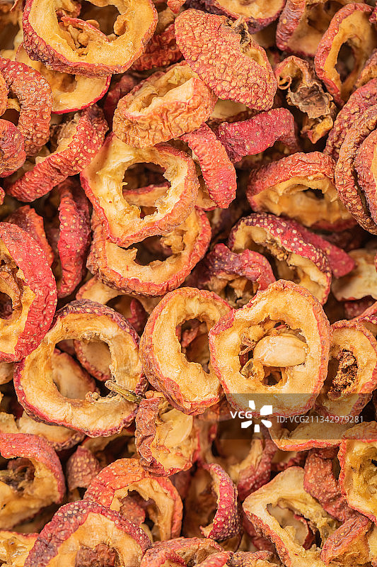 传统养生饮品山楂片图片素材