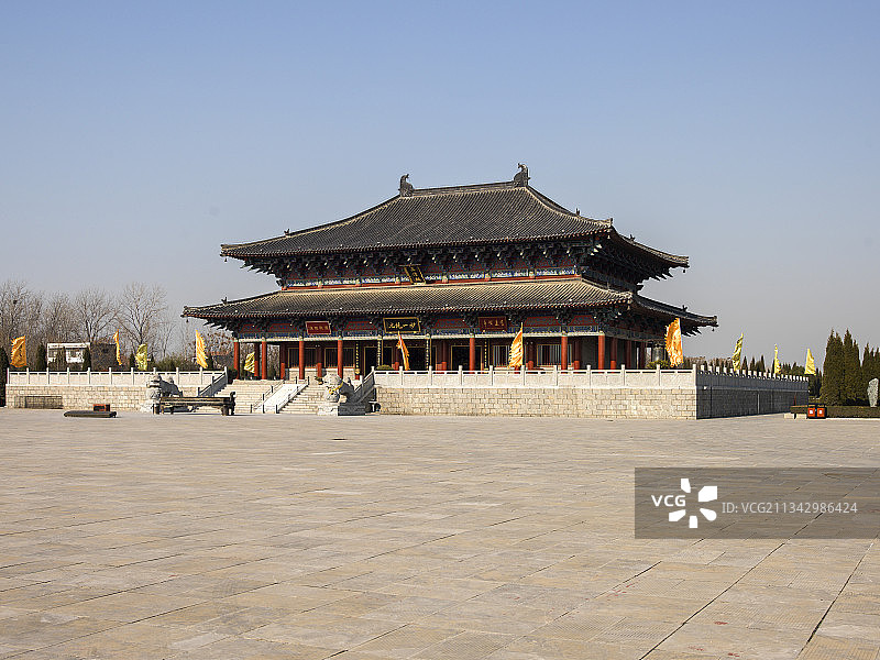 中国河南省周口市鹿邑县老子故里图片素材