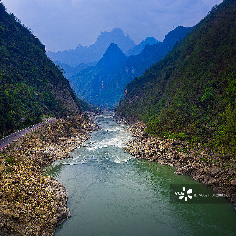 怒江大峡谷图片素材