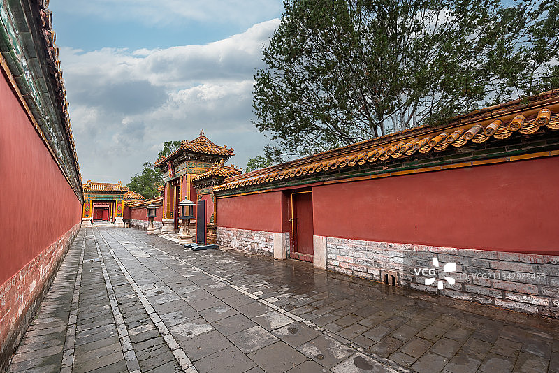 故宫永寿门前小巷图片素材