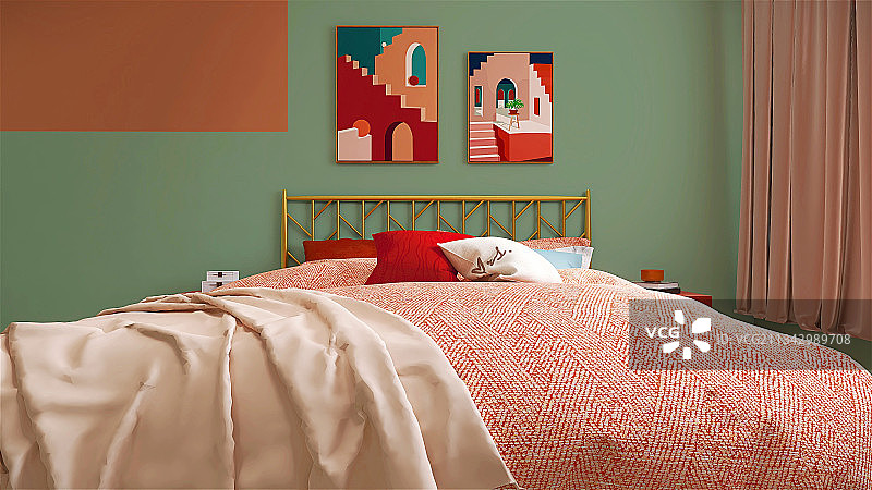 温馨的卧室图片素材