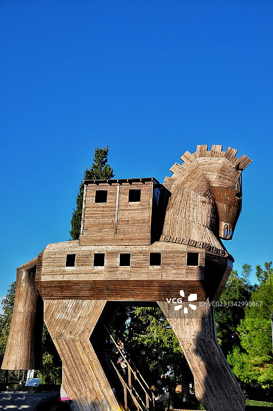 土耳其特洛伊遗址图片素材