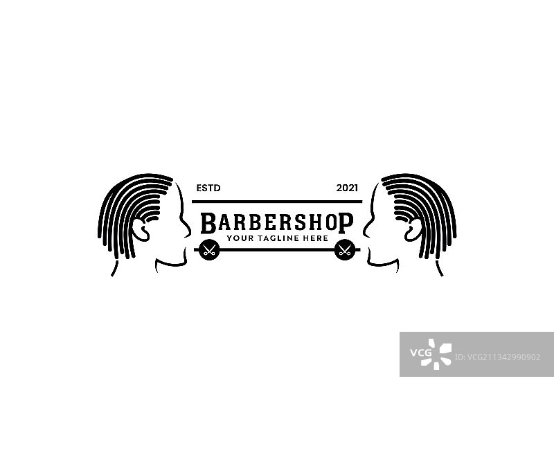 非裔美籍发型师图片素材