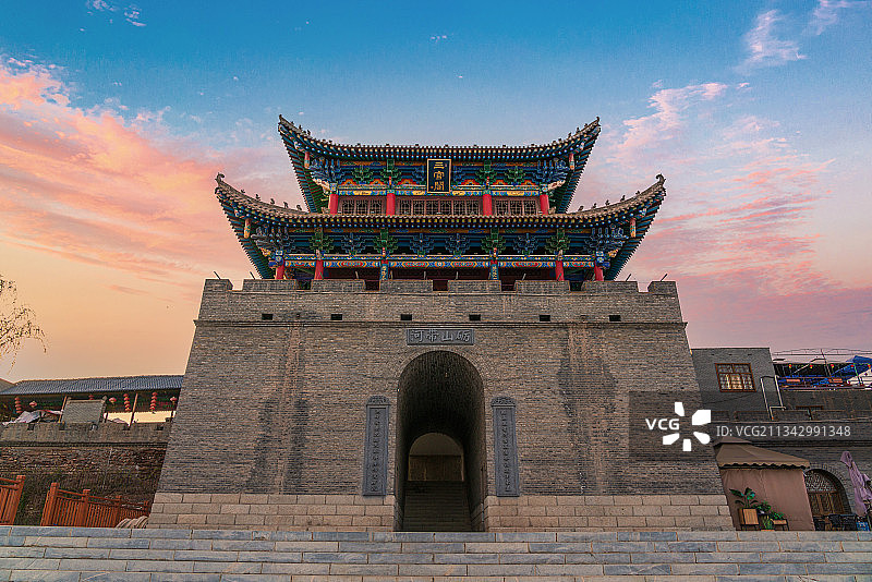 兰州河口古镇风光图片素材