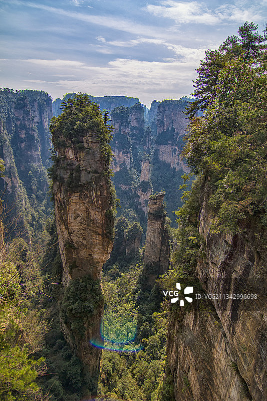 湖南省张家界市武陵源景区图片素材