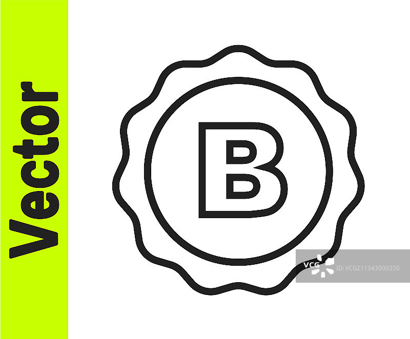 带有啤酒字样的黑色瓶盖图标图片素材