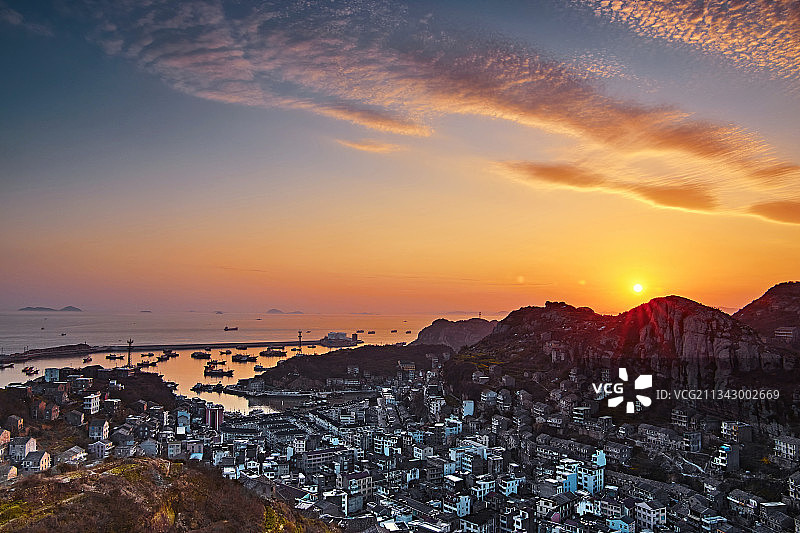 石塘渔港图片素材