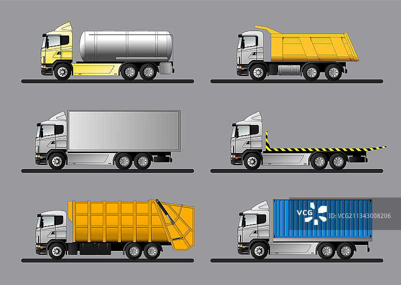 现代欧洲卡车图片素材