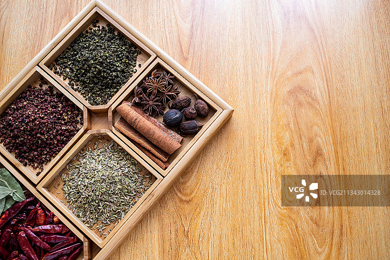 中餐常用烹饪香料图片素材