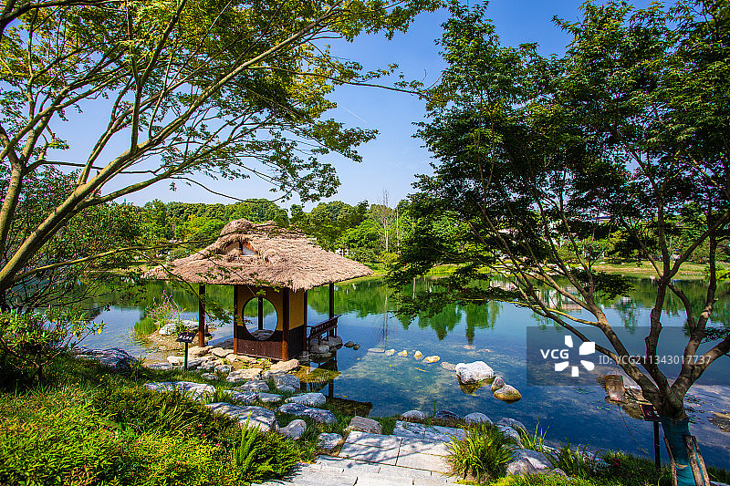 成都浣花溪公园图片素材