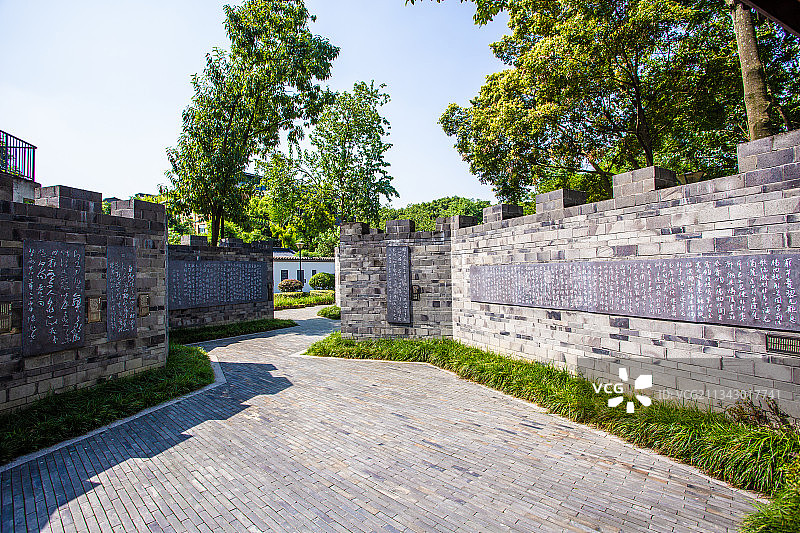 成都浣花溪公园图片素材